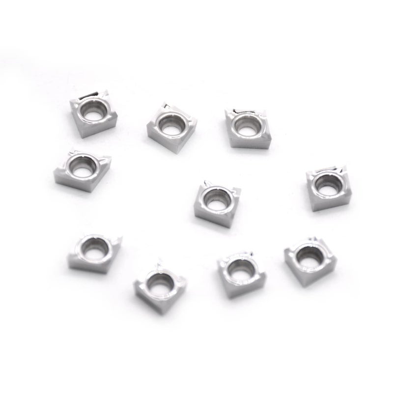 CDBP Carbide Inserts for Aluminum CCGT 21.51 Ccgt060204-LH for Turning Cutting Aluminum Inserts, 10PCS. - Image 4